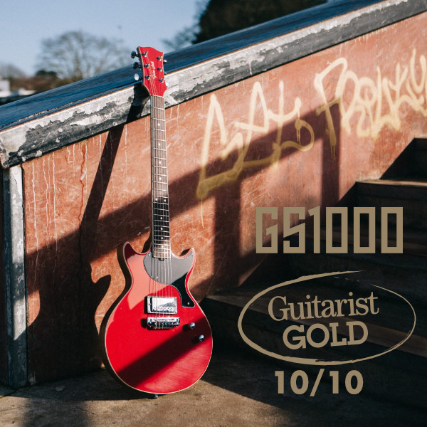 GS1000 with Guitarists Choice 10/10 award logo