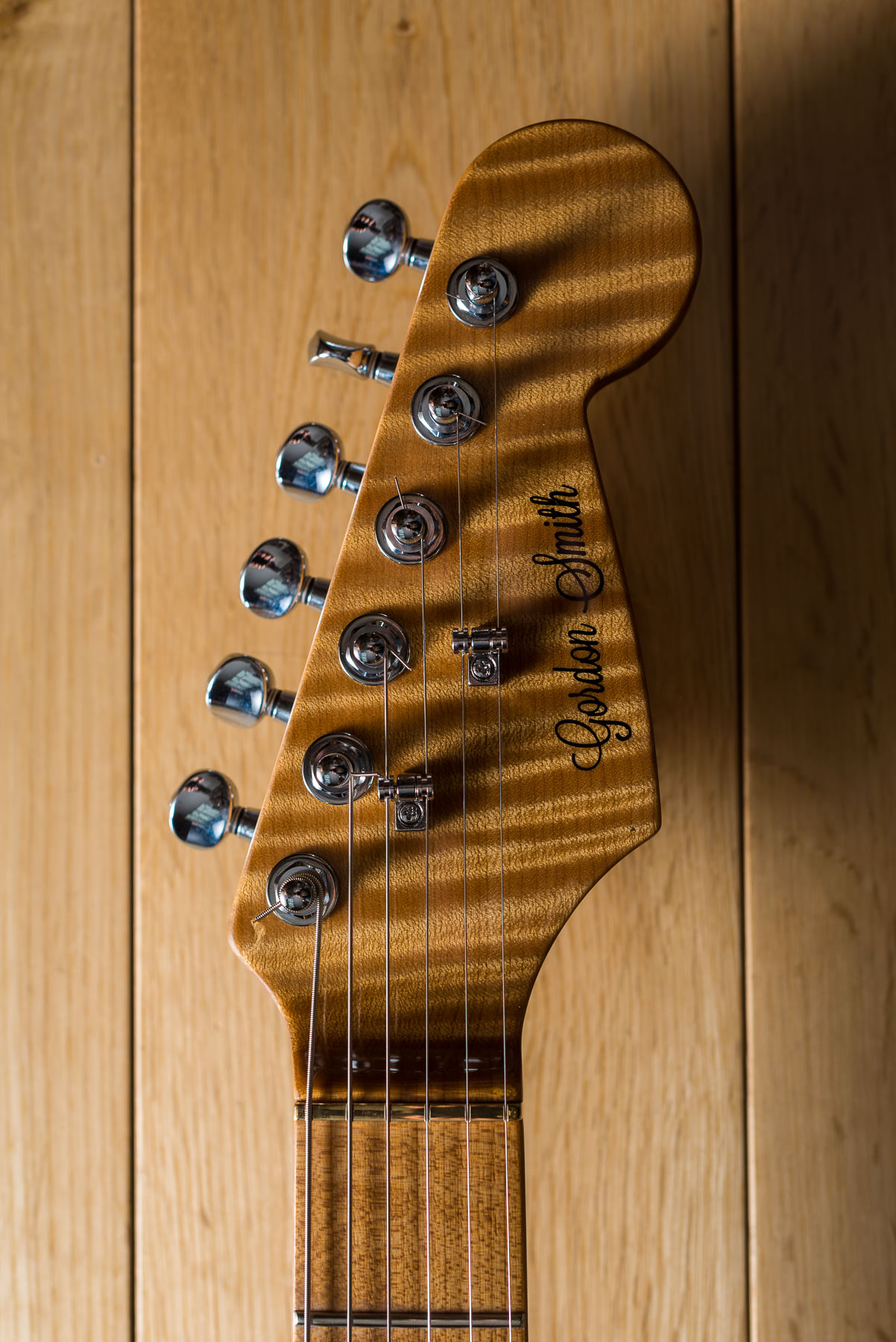 Roasted Flame Maple Neck Wood Gordon Smith Guitars
