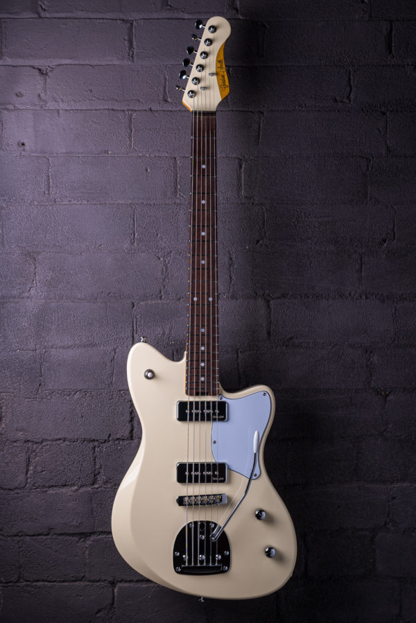 Gatsby electric guitar - Bude cream colour - front