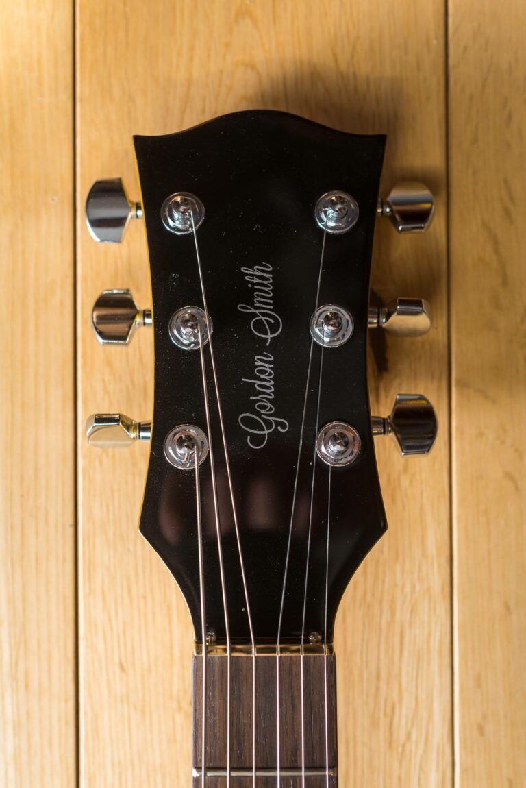 GS1 – Vintage Gold – Gordon Smith electric guitar – 22084 – head